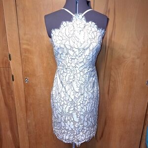 Lulus Lace Mini Halter Dress, size Medium, Style#D20817ML